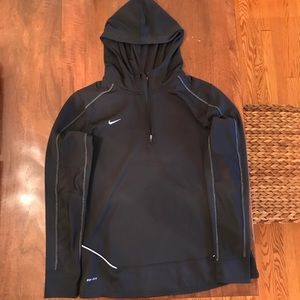 Nike 3/4 Quarter Zip Hoodie Size M